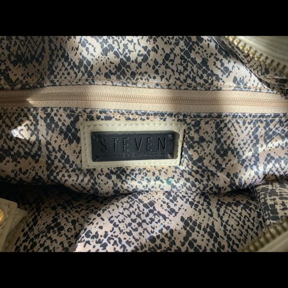 Steven by Steve Madden Cream Handbag - Picture 6 of 8